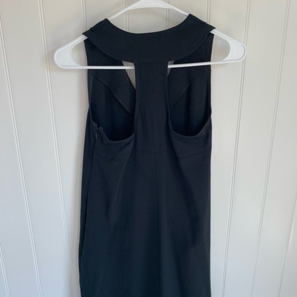 Banana Republic V Neck Black Dress Size 0P - Picture 7 of 9